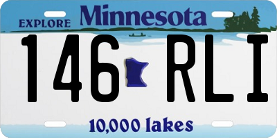 MN license plate 146RLI