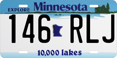 MN license plate 146RLJ