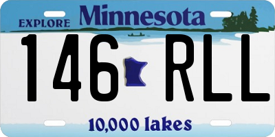MN license plate 146RLL