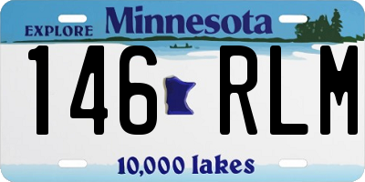 MN license plate 146RLM