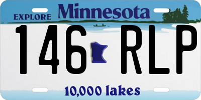 MN license plate 146RLP