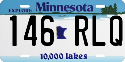 MN license plate 146RLQ