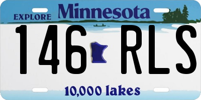 MN license plate 146RLS
