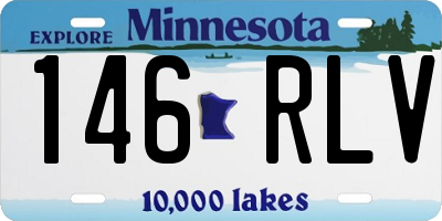 MN license plate 146RLV
