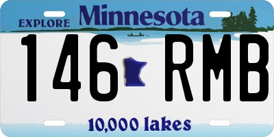 MN license plate 146RMB
