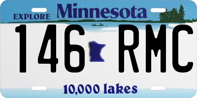 MN license plate 146RMC