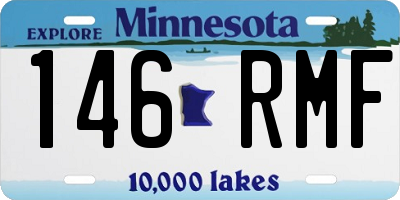 MN license plate 146RMF