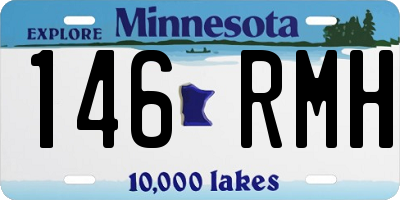 MN license plate 146RMH