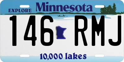 MN license plate 146RMJ