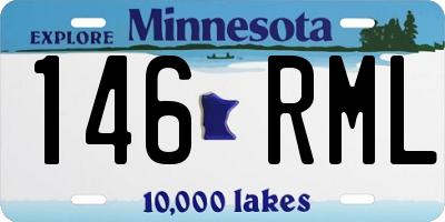 MN license plate 146RML