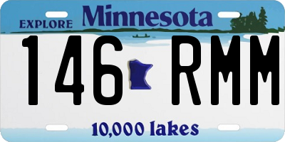 MN license plate 146RMM