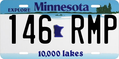 MN license plate 146RMP