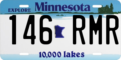 MN license plate 146RMR