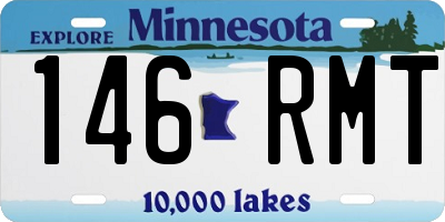 MN license plate 146RMT