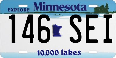 MN license plate 146SEI