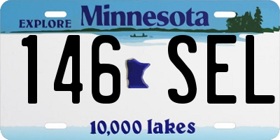 MN license plate 146SEL