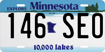 MN license plate 146SEO