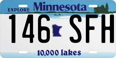 MN license plate 146SFH