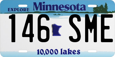 MN license plate 146SME