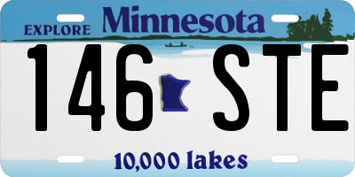 MN license plate 146STE