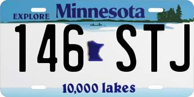 MN license plate 146STJ