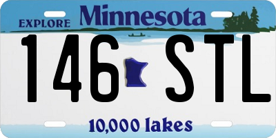 MN license plate 146STL