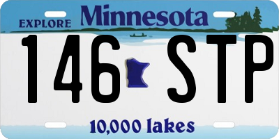 MN license plate 146STP