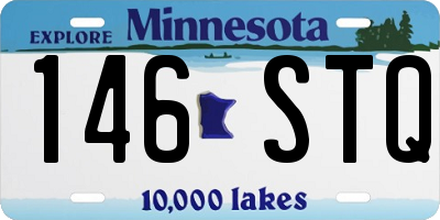 MN license plate 146STQ