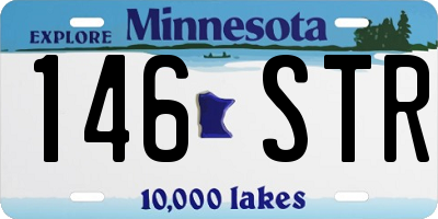 MN license plate 146STR