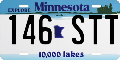 MN license plate 146STT