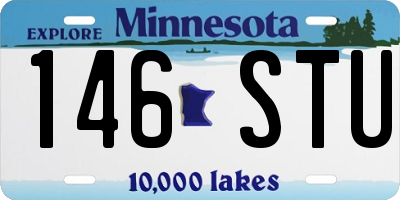 MN license plate 146STU