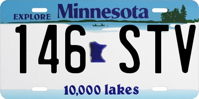 MN license plate 146STV