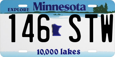 MN license plate 146STW