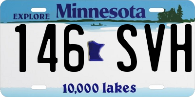 MN license plate 146SVH