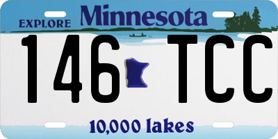 MN license plate 146TCC
