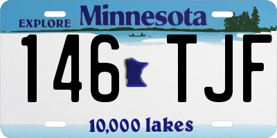 MN license plate 146TJF