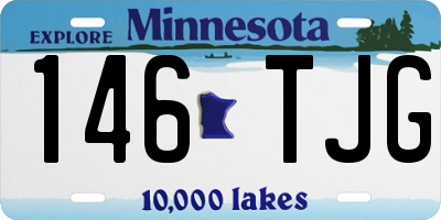 MN license plate 146TJG