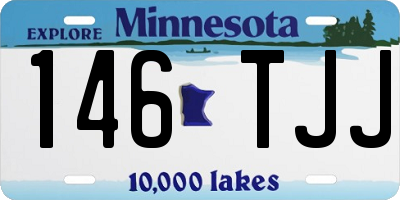 MN license plate 146TJJ