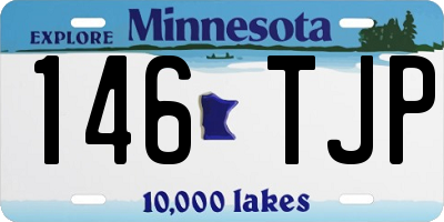 MN license plate 146TJP