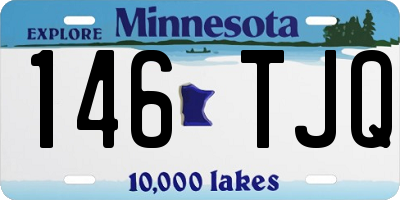 MN license plate 146TJQ