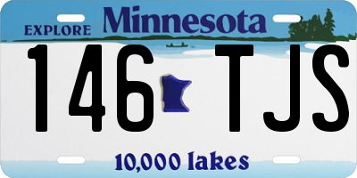 MN license plate 146TJS