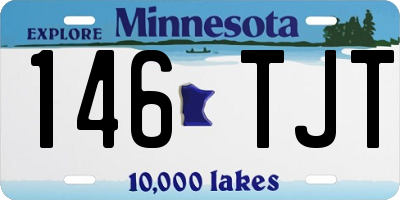 MN license plate 146TJT