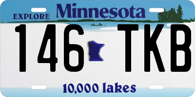 MN license plate 146TKB