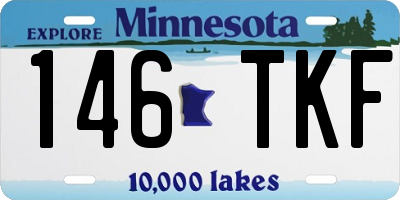 MN license plate 146TKF