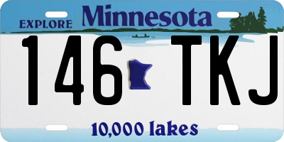 MN license plate 146TKJ