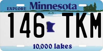 MN license plate 146TKM