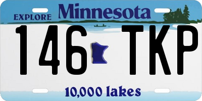 MN license plate 146TKP
