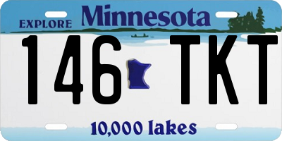 MN license plate 146TKT