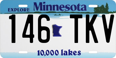 MN license plate 146TKV