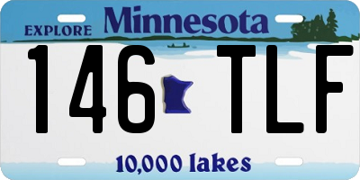 MN license plate 146TLF